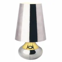 kartell -   lampe de table cindy platine  abs